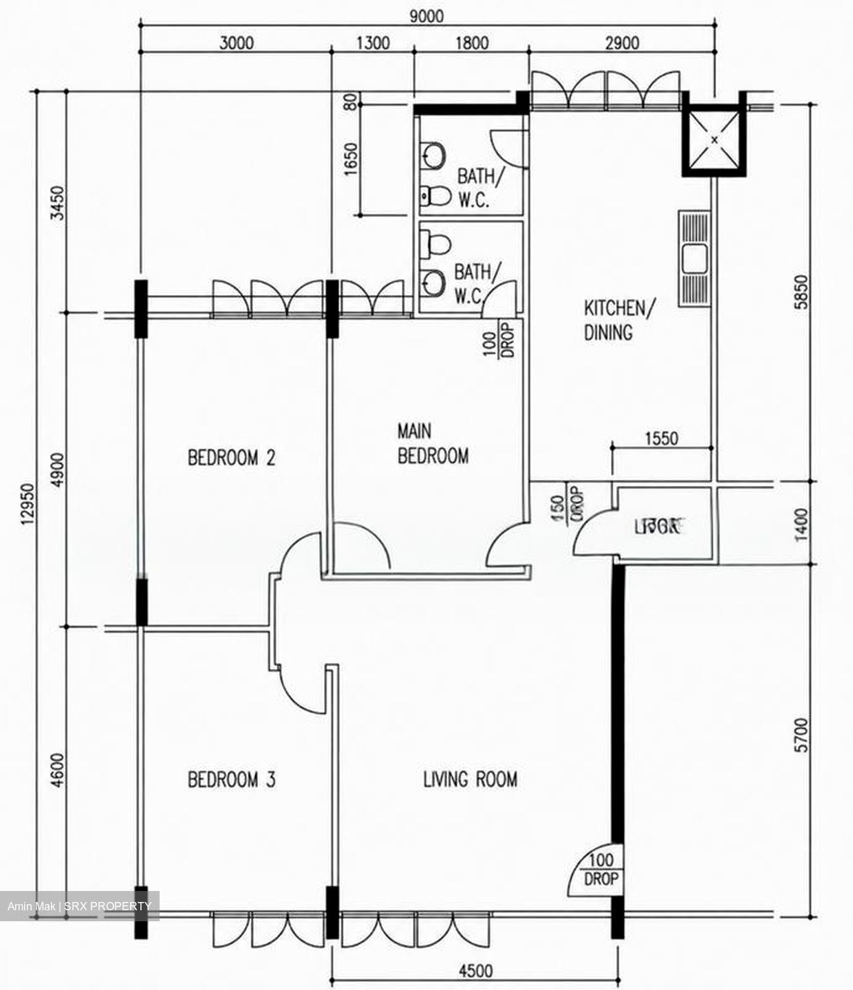 Blk 205 Marsiling Admiralty Park (Woodlands), HDB 4 Rooms #558794411